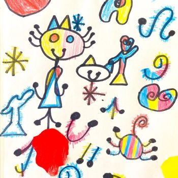 Sophie Tonini St Bernard's Wangaratta Year 2      Funny Creatures     Coloured Pencil, Marker