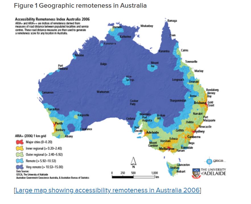 rural remoteness