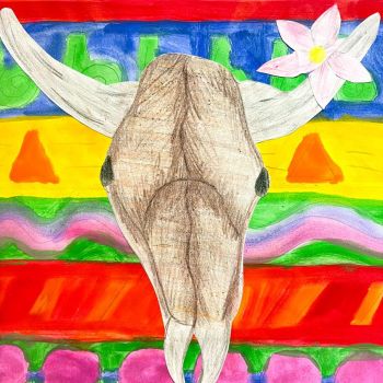 Ekala Burns Sacred Heart Yarrawonga Year 5      A Spanish Taste     Coloured Pencil, Watercolour