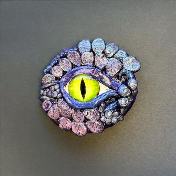 Emily Jarvis St Augustine's Wodonga Year 5      In The Eye Of The Dragon     Acrylic, Clay