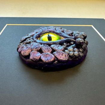 Emily Jarvis St Augustine's Wodonga Year 5      In The Eye Of The Dragon     Acrylic, Clay