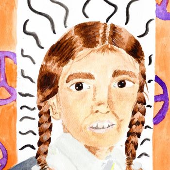 Alida Ferguson FCJ College Benalla Year 7      Painted Portrait     Watercolour      I chose to paint a portrait my mum because I always feel like we looked alike. I thought surprising her would make her happy and nostalgic.      My mum and I have a close