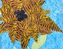 Hunter Mullane Our Lady of the Sacred Heart Elmore Year 2      Colourful Sunflower     Oil Pastel, Paper
